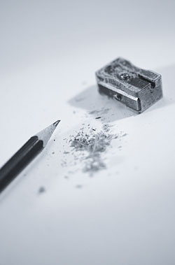 Ein Bleistift: Damit f&auml;ngt jedes Design an